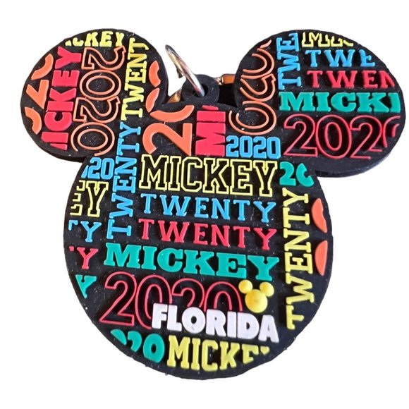 Disney Key Chain Set Of 4 Florida Souvenir 2020 Florida - Picture 2 of 13